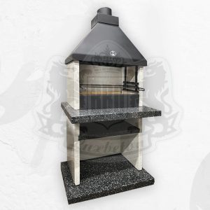 Печь барбекю Полированная Горные цветы