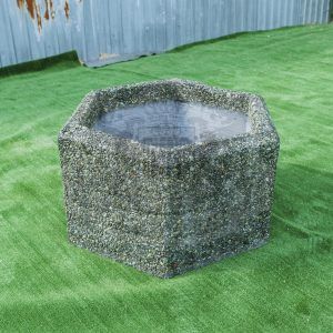 Вазон Шестигранник - Змеевик