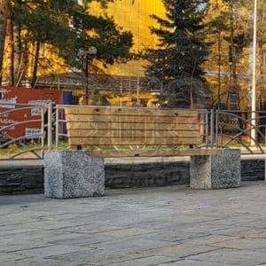 Скамья С4 - Черное и белое